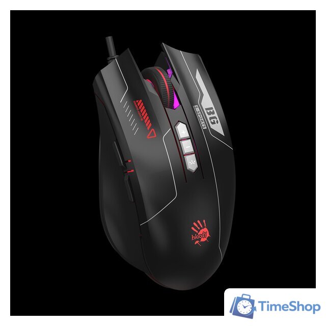 Игровая мышь A4Tech Bloody ES7 (черный/серебристый) - Изображение №2 — Интернет-магазин Time-Shop