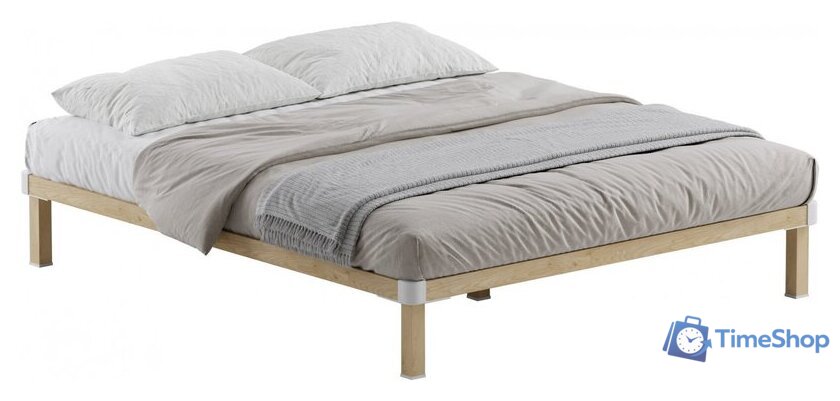 Кровать Домаклево Канапе 2 160x200 (береза/натуральный) - Изображение №1 — Интернет-магазин Time-Shop