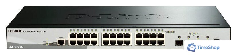 Управляемый коммутатор уровня 2+ D-Link DGS-1510-28X - Изображение №2 — Интернет-магазин Time-Shop