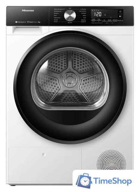 Сушильная машина Hisense DH3S802BW3/PL - Изображение №1 — Интернет-магазин Time-Shop