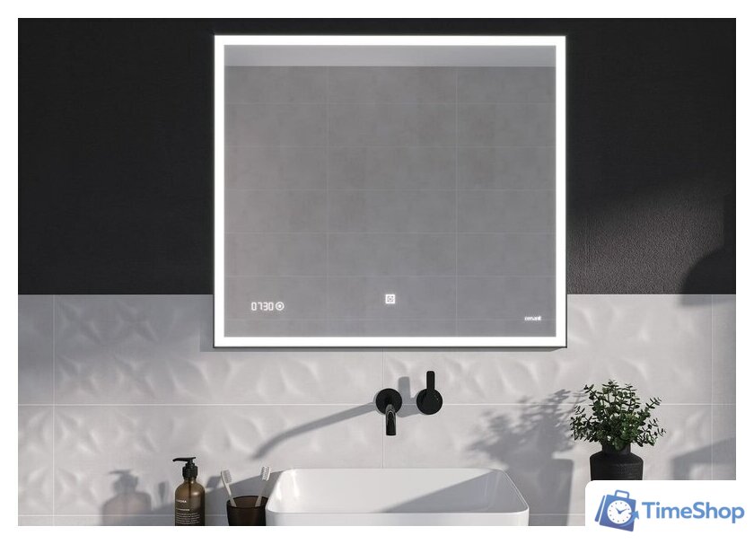  Cersanit Зеркало Led 011 Design 80x70 LU-LED011*80-d-Os - Изображение №4 — Интернет-магазин Time-Shop