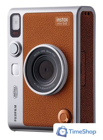 Фотоаппарат Fujifilm Instax Mini Evo (серебристый/коричневый) - Изображение №11 — Интернет-магазин Time-Shop