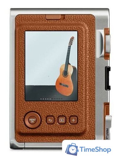 Фотоаппарат Fujifilm Instax Mini Evo (серебристый/коричневый) - Изображение №6 — Интернет-магазин Time-Shop