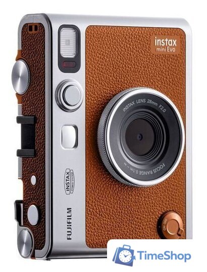 Фотоаппарат Fujifilm Instax Mini Evo (серебристый/коричневый) - Изображение №9 — Интернет-магазин Time-Shop