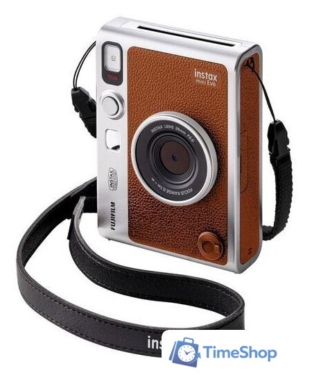 Фотоаппарат Fujifilm Instax Mini Evo (серебристый/коричневый) - Изображение №7 — Интернет-магазин Time-Shop