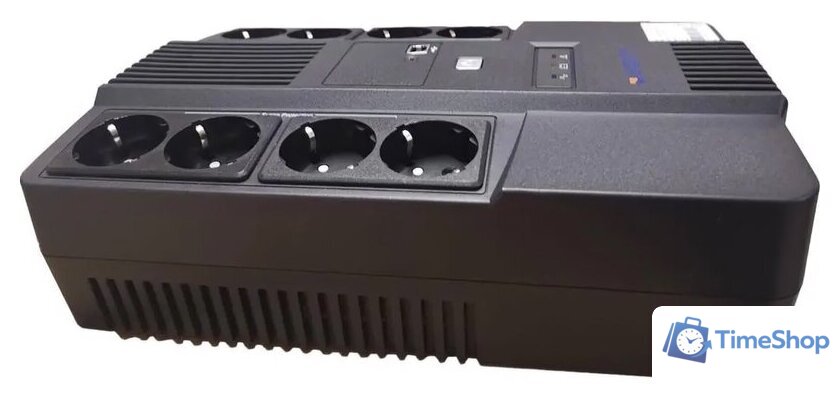 Источник бесперебойного питания IНЭЛТ Alpha 1K Schuko-8 IN1050-AL-SCH8-KS - Изображение №3 — Интернет-магазин Time-Shop