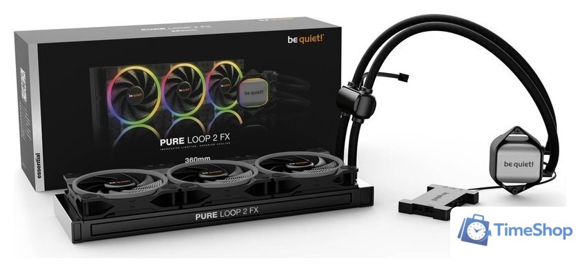 Система жидкостного охлаждения для процессора be quiet! Pure Loop 2 FX 360mm BW015 - Изображение №2 — Интернет-магазин Time-Shop