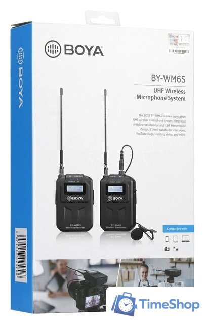 Радиосистема BOYA BY-WM6S - Изображение №17 — Интернет-магазин Time-Shop