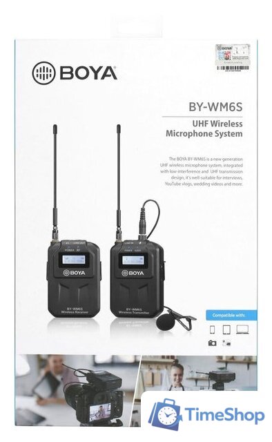Радиосистема BOYA BY-WM6S - Изображение №16 — Интернет-магазин Time-Shop