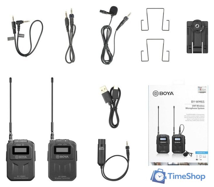 Радиосистема BOYA BY-WM6S - Изображение №15 — Интернет-магазин Time-Shop