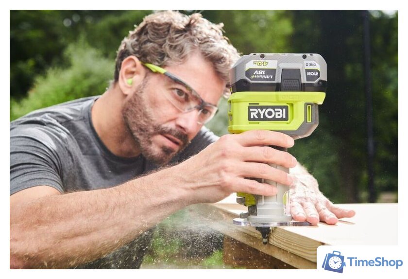 Кромочно-петельный фрезер Ryobi RTR18-0 5133005654 (без АКБ) - Изображение №7 — Интернет-магазин Time-Shop