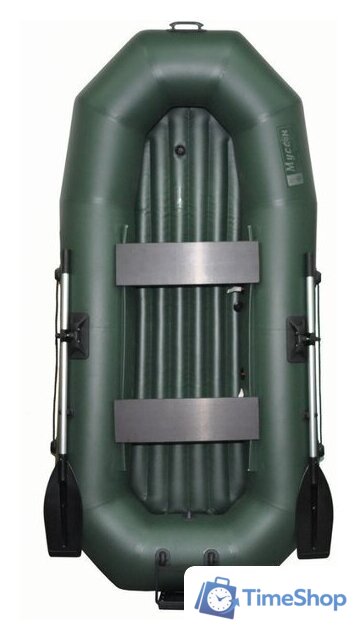 Моторно-гребная лодка Муссон Н-270 НД ТР (зеленый) - Изображение №1 — Интернет-магазин Time-Shop