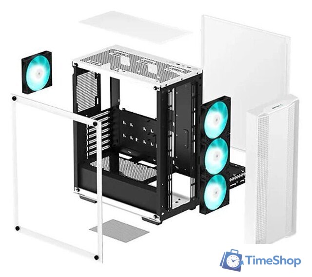 Корпус DeepCool CC560 WH V2 R-CC560-WHGAA4-G-2 - Изображение №5 — Интернет-магазин Time-Shop