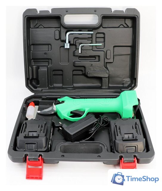 Секатор Zitrek GreenNer 20 082-1855 (с 2-мя АКБ, кейс) - Изображение №1 — Интернет-магазин Time-Shop