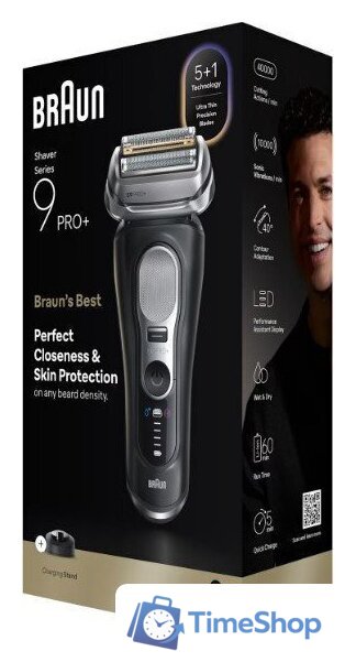 Электробритва Braun Series 9 Pro+ 9610s - Изображение №9 — Интернет-магазин Time-Shop