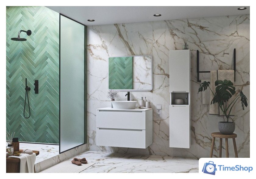  ЗОВ Тумба под умывальник Дион 60 D60LWP0M9003MKV5-KP13W (белый матовый) - Изображение №4 — Интернет-магазин Time-Shop