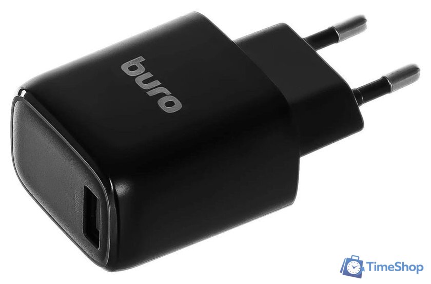 Сетевое зарядное Buro BUWG1 (черный) - Изображение №1 — Интернет-магазин Time-Shop