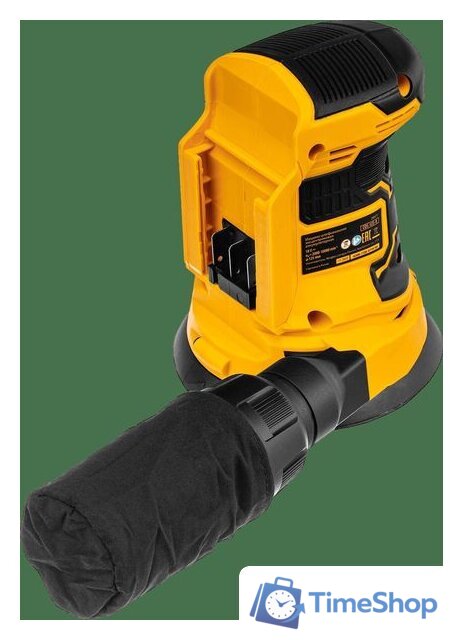 Эксцентриковая шлифмашина Denzel COS-125-0 (без АКБ) - Изображение №2 — Интернет-магазин Time-Shop