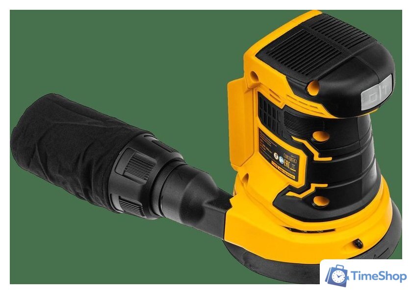 Эксцентриковая шлифмашина Denzel COS-125-0 (без АКБ) - Изображение №3 — Интернет-магазин Time-Shop