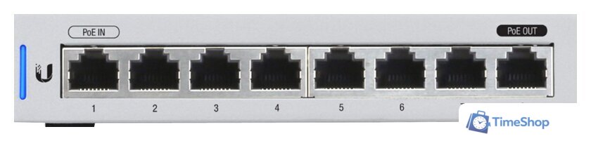 Управляемый коммутатор 2-го уровня Ubiquiti UniFi Switch 8 [US-8-60W] - Изображение №1 — Интернет-магазин Time-Shop
