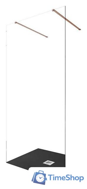 Душевая стенка Allen Brau Infinity 3.21047.60 323839 (медь браш) - Изображение №1 — Интернет-магазин Time-Shop