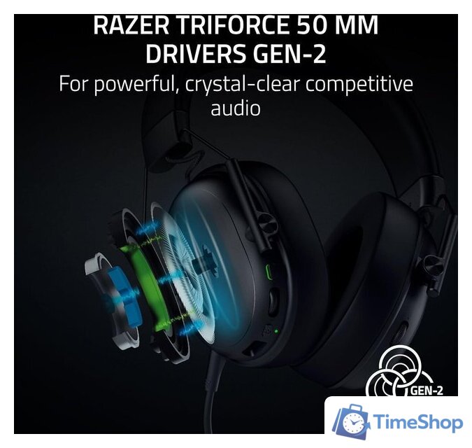 Наушники Razer BlackShark V3 X HyperSpeed - Изображение №5 — Интернет-магазин Time-Shop