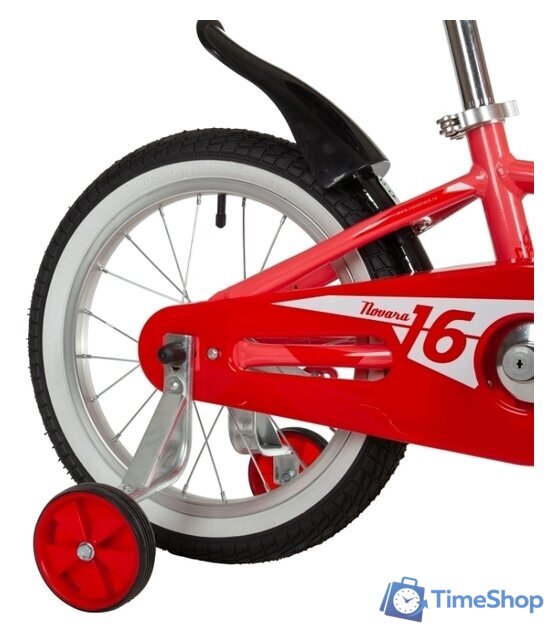 Детский велосипед Novatrack Novara 16 2022 165ANOVARA.CRL22 (красный) - Изображение №5 — Интернет-магазин Time-Shop