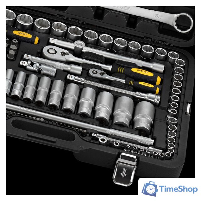 Универсальный набор инструментов Berger BG148-1214 (148 предметов) - Изображение №5 — Интернет-магазин Time-Shop