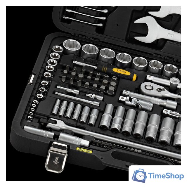 Универсальный набор инструментов Berger BG148-1214 (148 предметов) - Изображение №4 — Интернет-магазин Time-Shop