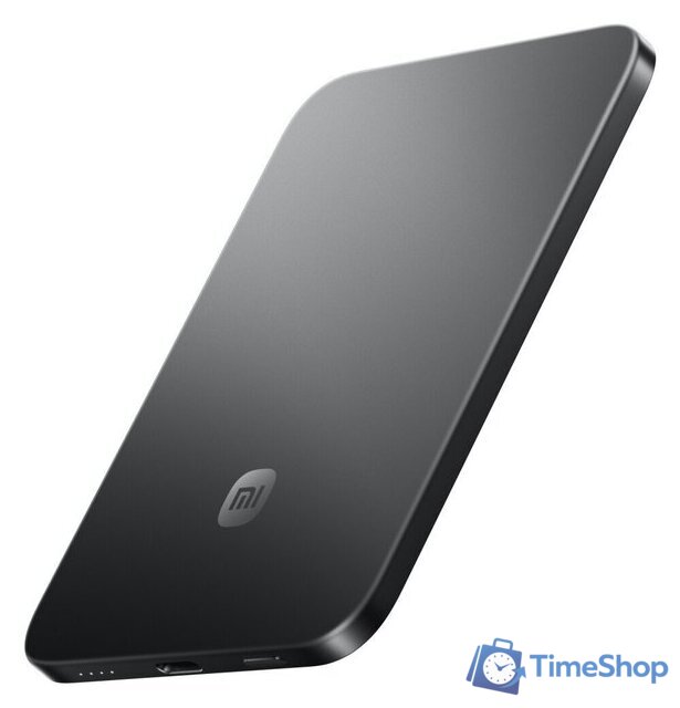 Внешний аккумулятор Xiaomi UltraThin Magnetic Power Bank 5000 15W MDY-20-EB (черный) - Изображение №1 — Интернет-магазин Time-Shop