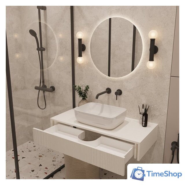  ЗОВ Тумба под умывальник Токио Премиум 120 TP120WWPTOC0 (белый) - Изображение №4 — Интернет-магазин Time-Shop