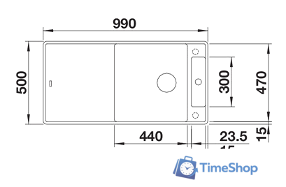 Кухонная мойка Blanco Axia III XL 6 S-F (разделочная доска из стекла, белый) - Изображение №2 — Интернет-магазин Time-Shop