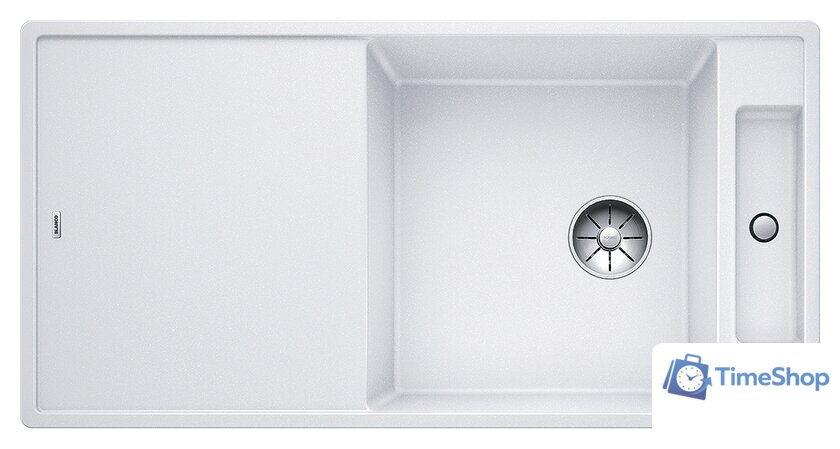 Кухонная мойка Blanco Axia III XL 6 S-F (разделочная доска из стекла, белый) - Изображение №1 — Интернет-магазин Time-Shop