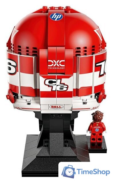 Конструктор LEGO Editions 43014 Шлем Шарля Леклера команды Scuderia Ferrari HP - Изображение №6 — Интернет-магазин Time-Shop