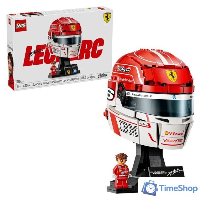 Конструктор LEGO Editions 43014 Шлем Шарля Леклера команды Scuderia Ferrari HP - Изображение №1 — Интернет-магазин Time-Shop