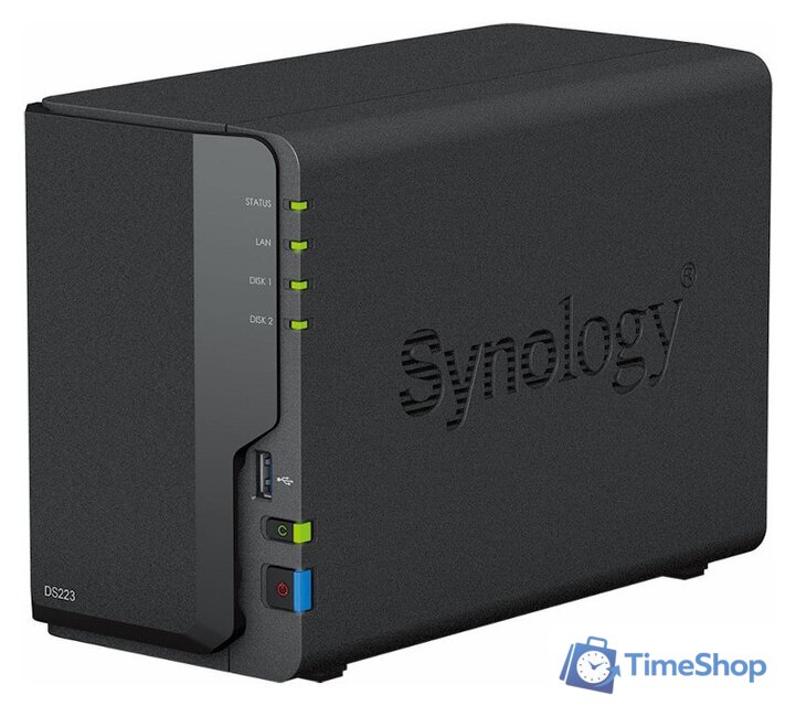 Сетевой накопитель Synology DiskStation DS223 - Изображение №1 — Интернет-магазин Time-Shop