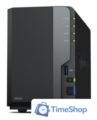 Сетевой накопитель Synology DiskStation DS223 - Изображение №2 — Интернет-магазин Time-Shop