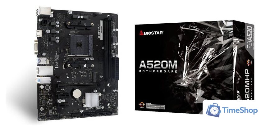 Материнская плата BIOSTAR A520MHP Ver. 6.0 - Изображение №4 — Интернет-магазин Time-Shop