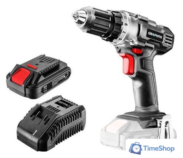 Дрель-шуруповерт GRAPHITE 58G000-SET1 (с 1-им АКБ) - Изображение №1 — Интернет-магазин Time-Shop