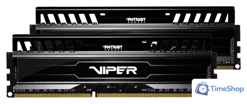 Оперативная память Patriot Viper 3 Black Mamba 2x8GB KIT DDR3 PC3-12800 (PV316G160C0K) - Изображение №1 — Интернет-магазин Time-Shop
