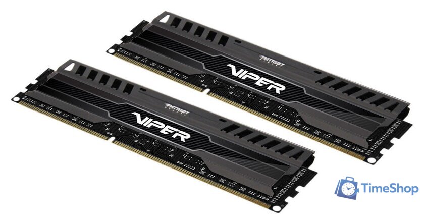 Оперативная память Patriot Viper 3 Black Mamba 2x8GB KIT DDR3 PC3-12800 (PV316G160C0K) - Изображение №3 — Интернет-магазин Time-Shop