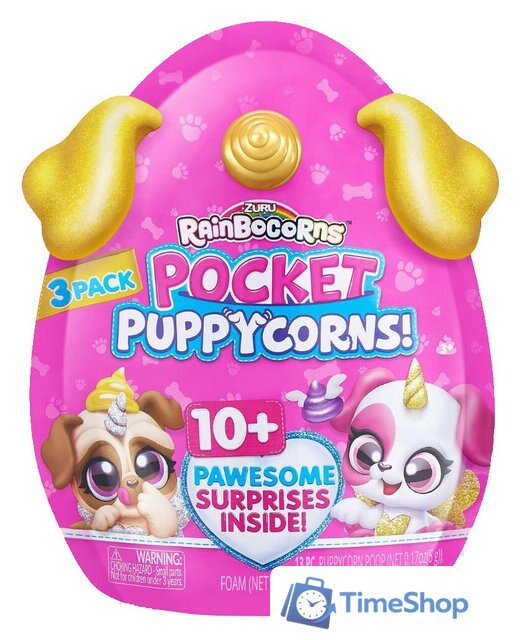 Кукла-сюрприз Zuru Rainbocorns Сюрприз Pocket Puppycorn 9284 - Изображение №1 — Интернет-магазин Time-Shop