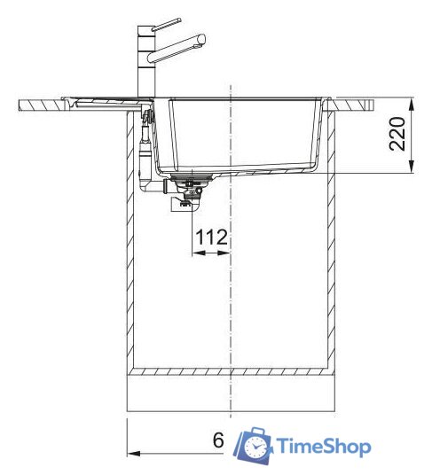 Кухонная мойка Franke Urban UBG 611-78 XL 114.0741.209 (оникс) - Изображение №4 — Интернет-магазин Time-Shop