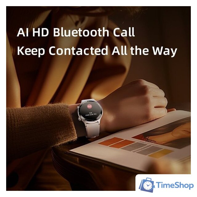 Умные часы QCY Watch Active GT (серебристый) - Изображение №5 — Интернет-магазин Time-Shop