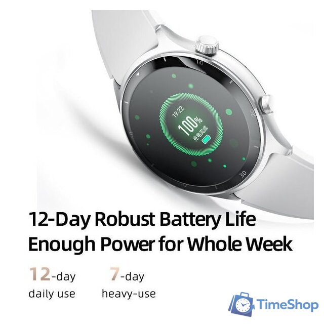 Умные часы QCY Watch Active GT (серебристый) - Изображение №8 — Интернет-магазин Time-Shop