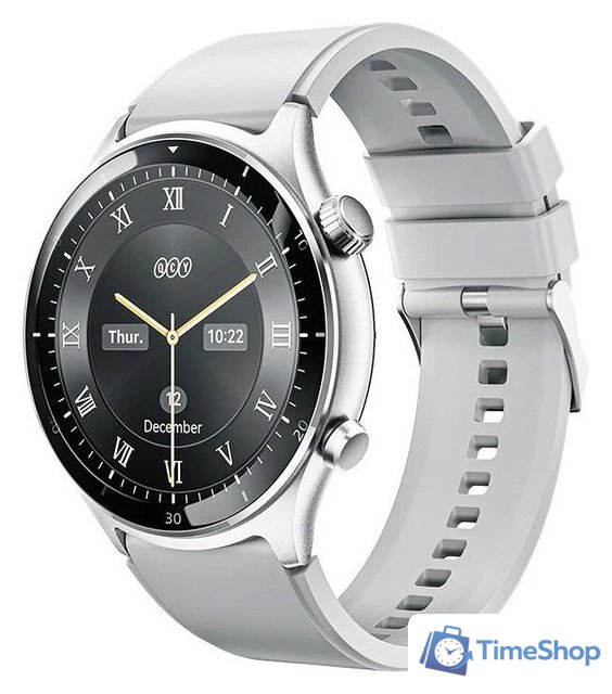 Умные часы QCY Watch Active GT (серебристый) - Изображение №1 — Интернет-магазин Time-Shop