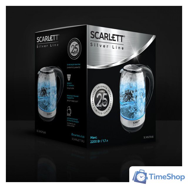 Электрический чайник Scarlett SC-EK27G48 - Изображение №3 — Интернет-магазин Time-Shop