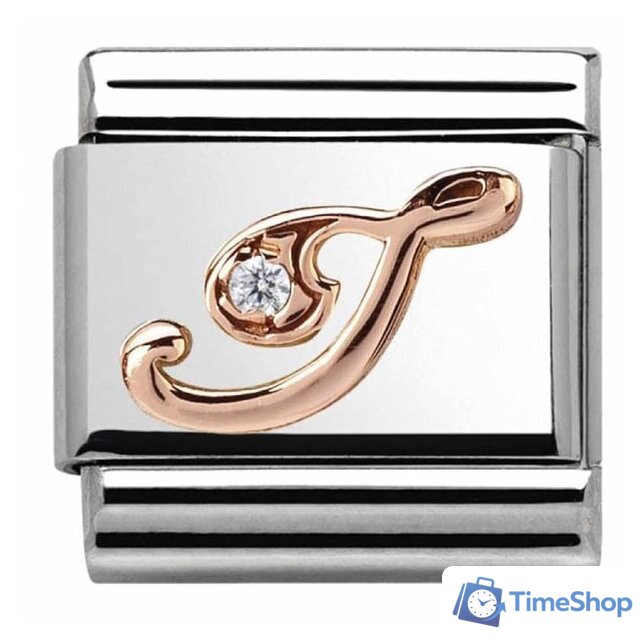 Звено для браслета NominatioN Буква I 430310/09 - Изображение №1 — Интернет-магазин Time-Shop