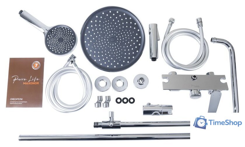 Душевая система  Maxonor Pure Life PL2495 - Изображение №2 — Интернет-магазин Time-Shop