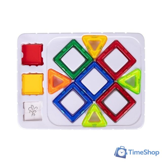 Магнитный конструктор BRAUBERG 663844 Kids Magnetic Blocks-26 - Изображение №6 — Интернет-магазин Time-Shop